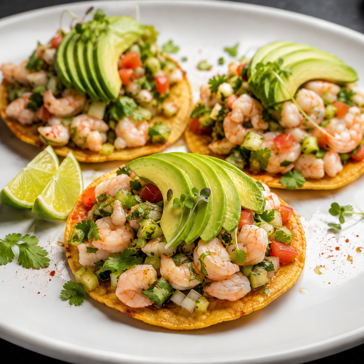 Tostadas de Camarón