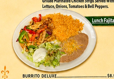 Fajita plate